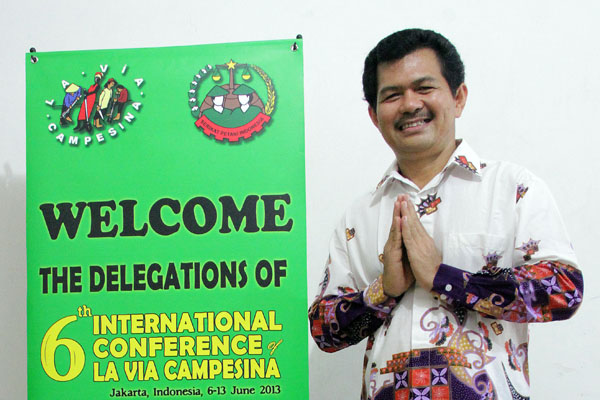Ketua Umum Serikat Petani Indonesia, Henry Saragih