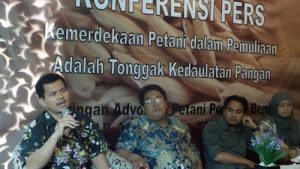 Konferensi Pers Undang Undang Sistem Budidaya Tanaman, Serikat Petani Indonesia dan aliansi