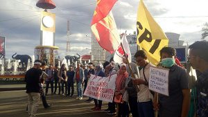 aksi solidaritas SPI di Lampung